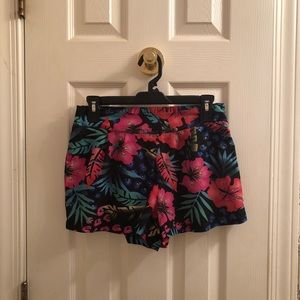 Charlotte Russe Multicolored Floral Shorts